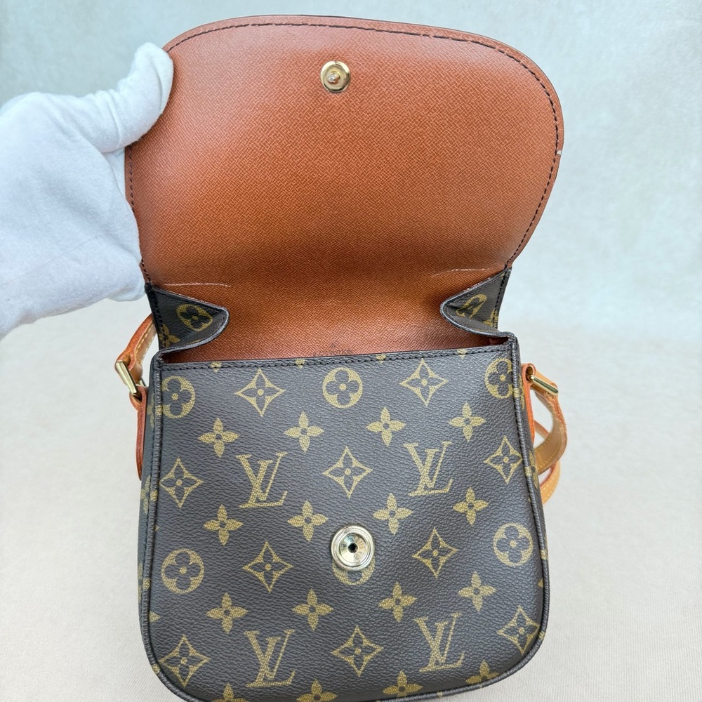 Louis Vuitton Monogram Saint Cloud PM Crossbody Bag Leather Strap - Picture 9 of 17